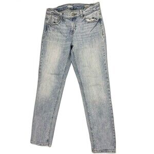 Old Navy Size 0 Womens Jeans Boyfriend Mid Rise Stretch Light Wash